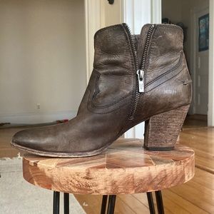 Leather Frye booties size 9.5